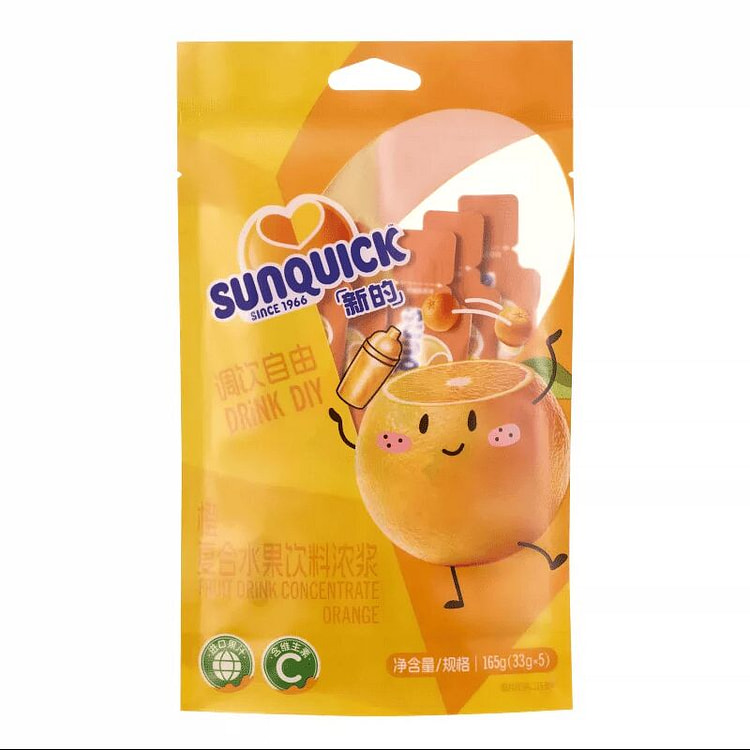 New orange juice 165g * 1 bag 165 g