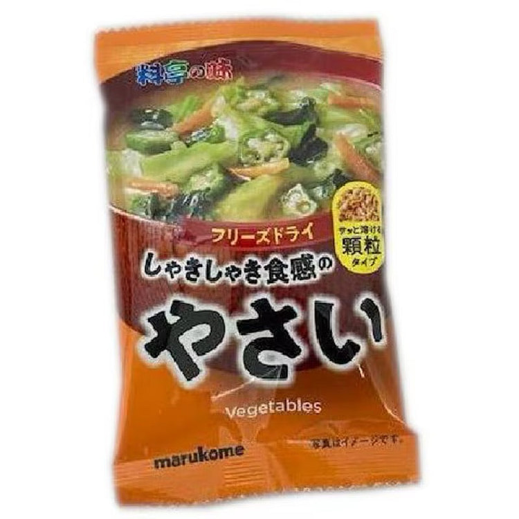 Marukome Vegetable Instant Miso Soup 1 Serving 1 each