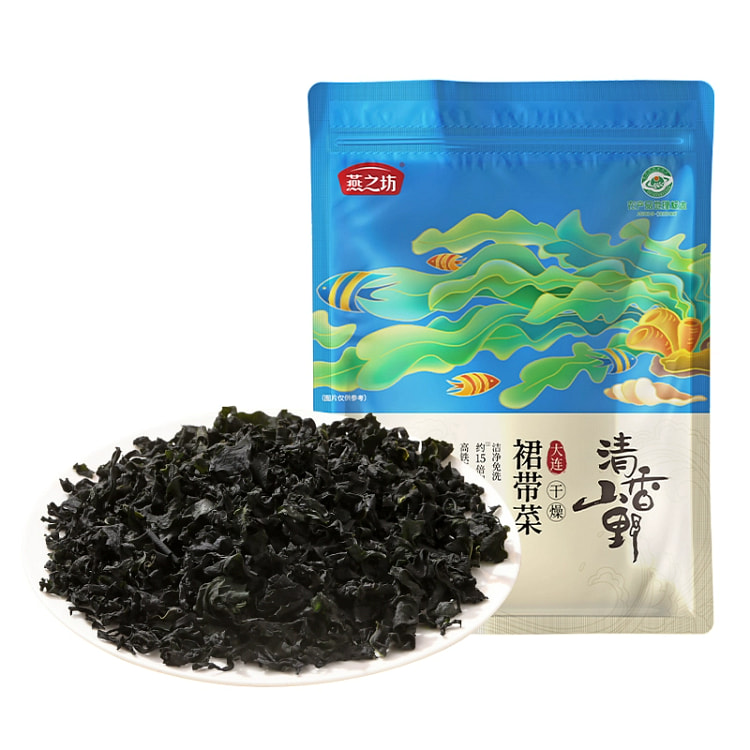燕之坊 大连干裙带菜 干海带 虾皮汤用海裙菜 煲汤凉拌小菜  100g*1袋