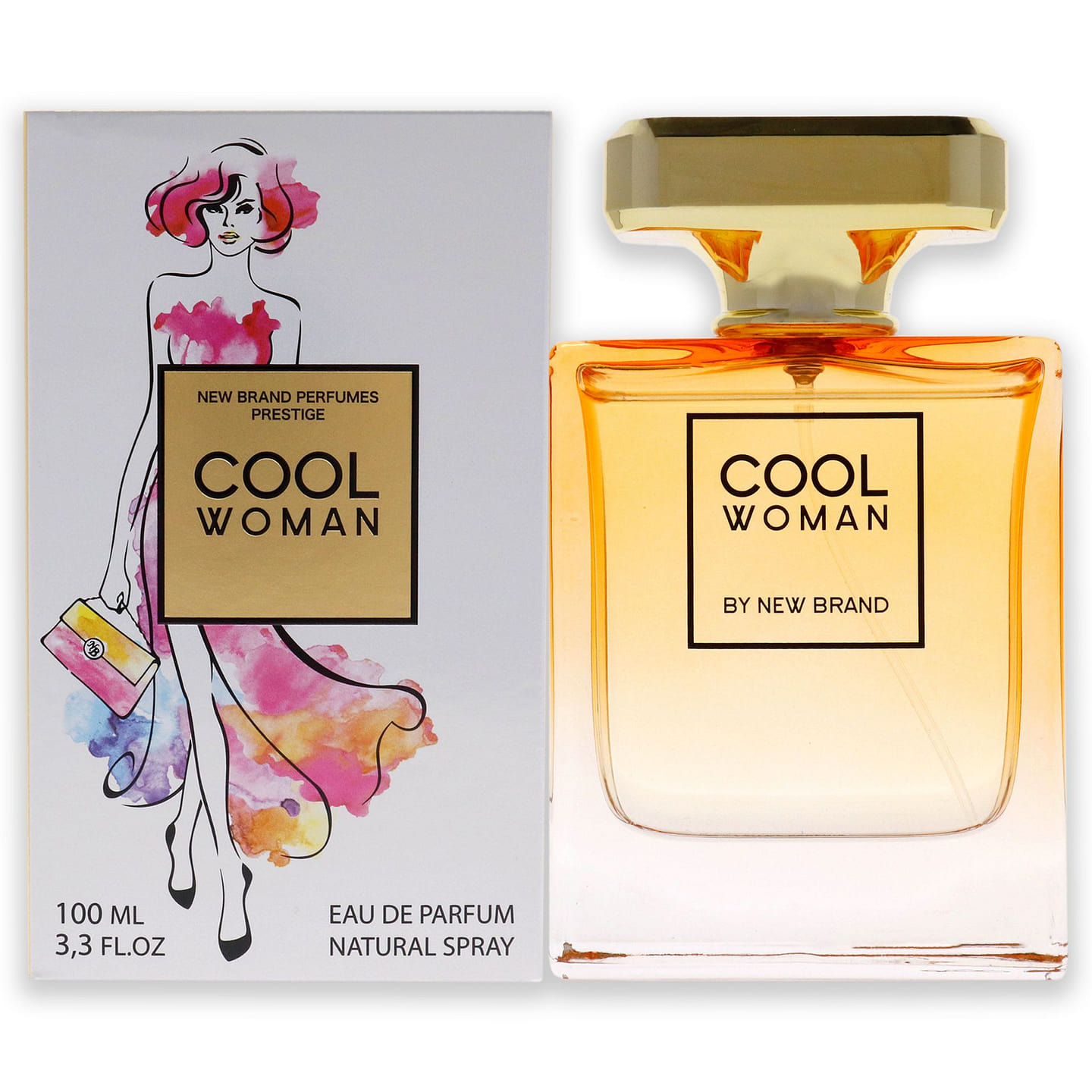 Cool Woman by New Brand for Women – 3.3 oz EDP 3.3 oz