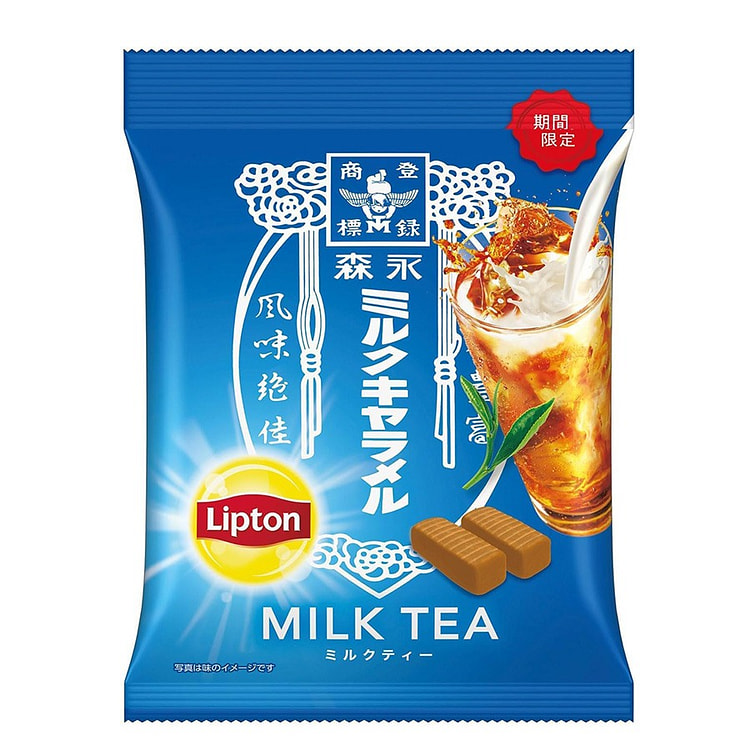 Morinaga Milk Caramel  Lipton Milk Tea Flavor 69 g