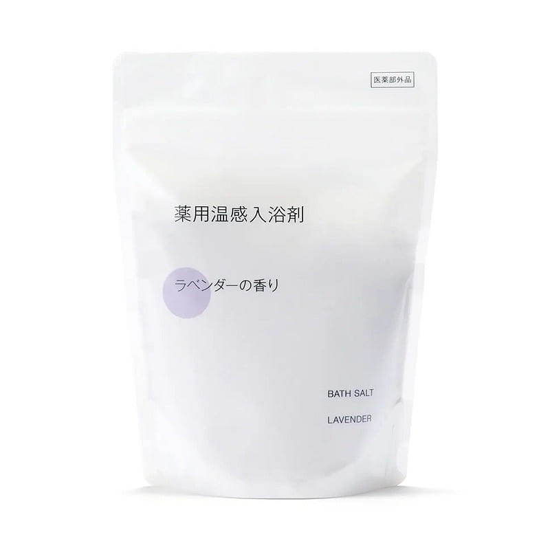 muji lavender scent bath powder 360g 1 each