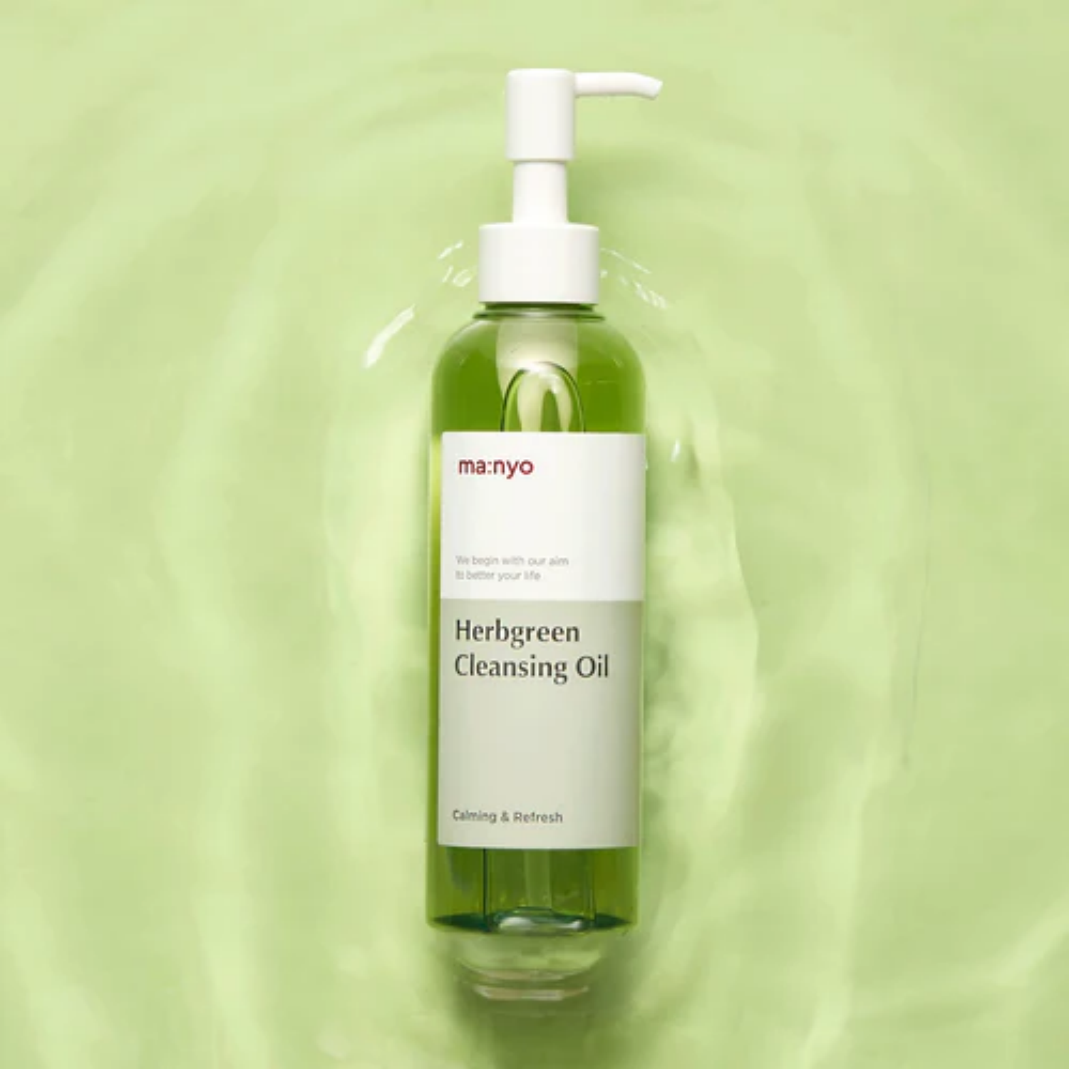ma:nyo Herb Green Cleansing Oil 6.7 fl oz (200ml) 1 lb
