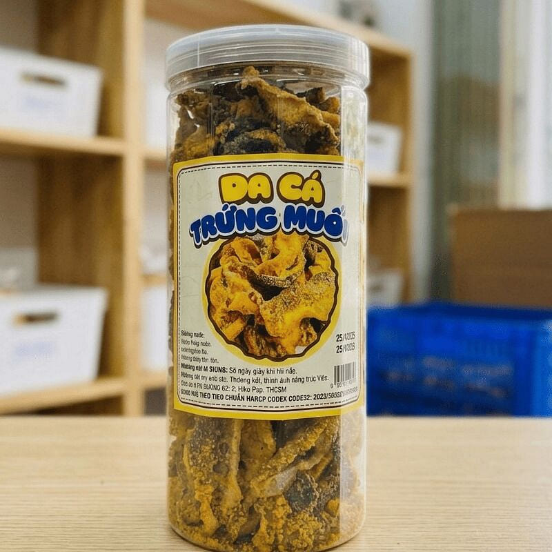 Salted Egg Fish Skin 280g 1 pack
