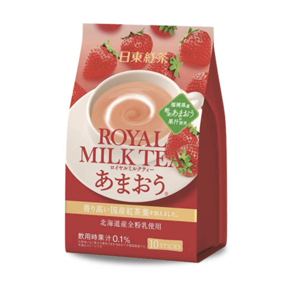【日本直郵】日東紅茶 草莓奶茶 8包裝 10 份