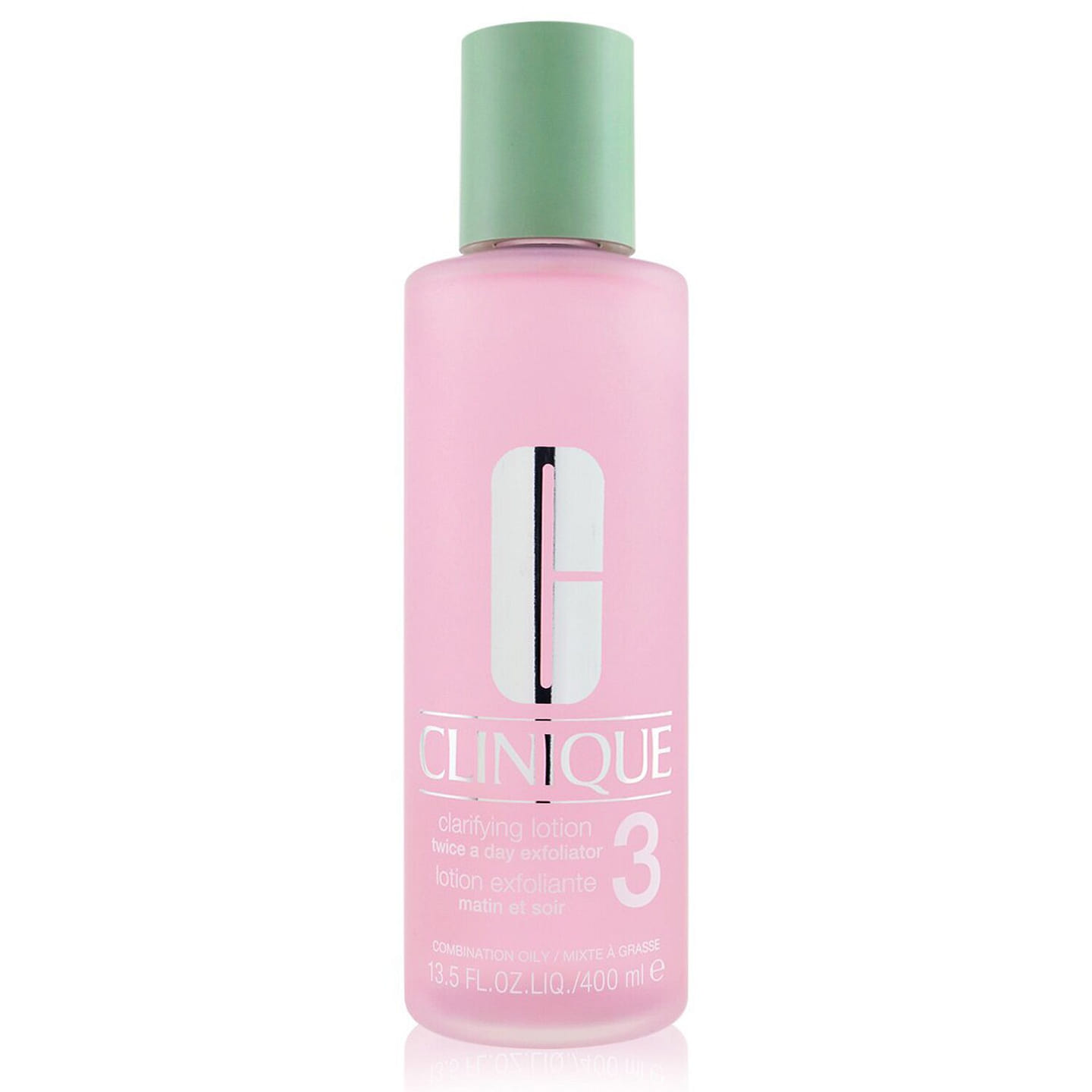 Clinique Clarifying Lotion 3 Twice A Day Exfoliator (Formulated for Asian Skin) 400ml/13.5oz 400 ml