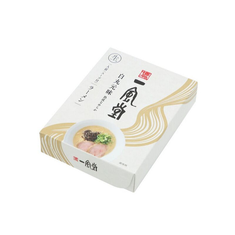 日本博多一风堂拉面煮面版白丸 秘制猪骨面 220g
