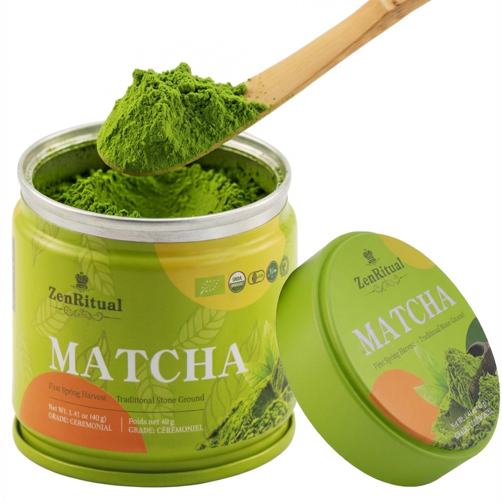 ZenRitual 拿鐵級有機抹茶粉 40克 罐裝 17.99 罐