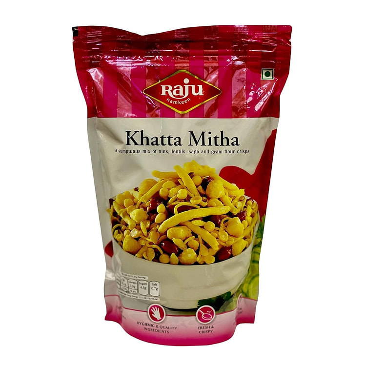 RAJU SNACKS Khatta Mitha 270g 1 pack