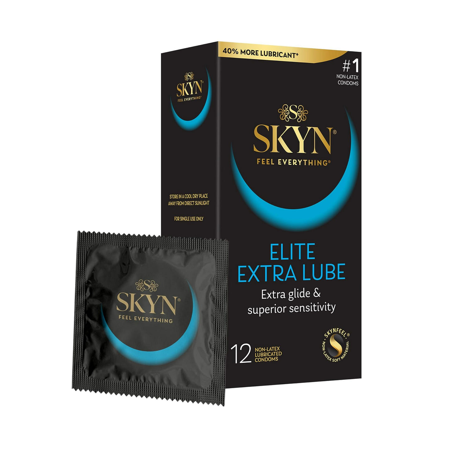 SKYN Extra Lube Ultra-Thin Latex-Free Condoms 12Pk 1 each