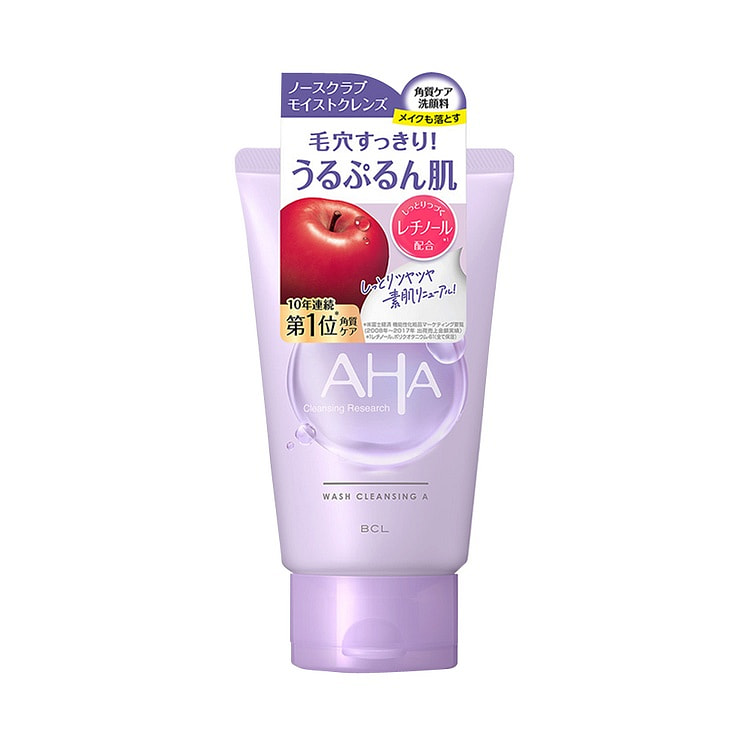 BCL AHA果酸卸妆洁面乳 苹果&茶香120g