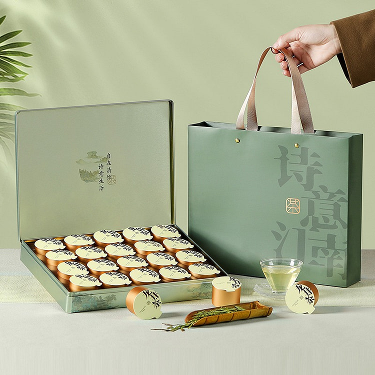 悠享时 高档龙井绿茶 明前特级 新茶送礼年货礼盒 1 份