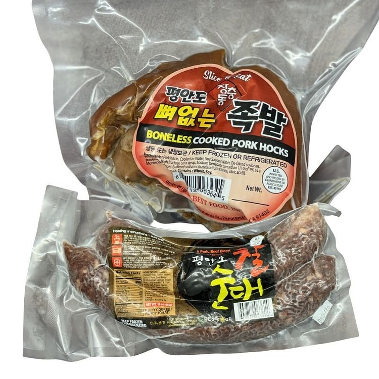 平安都猪蹄+圣代高级套餐 0.9 磅*4 包