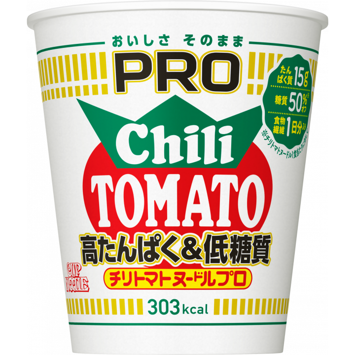 NISSIN CUP NOODLE Ramen Chili Tomato Low Carb 79g 1 each