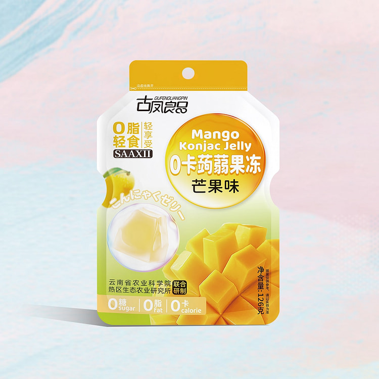 Konjac Jelly Mango 8/pack 126 g