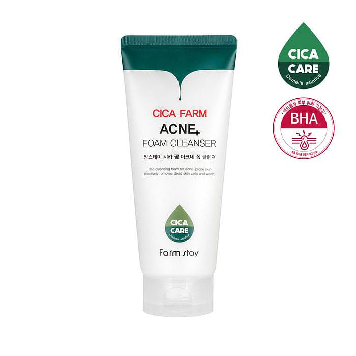 FarmStay Cica Farm Acne Foam Cleanser 180 ml