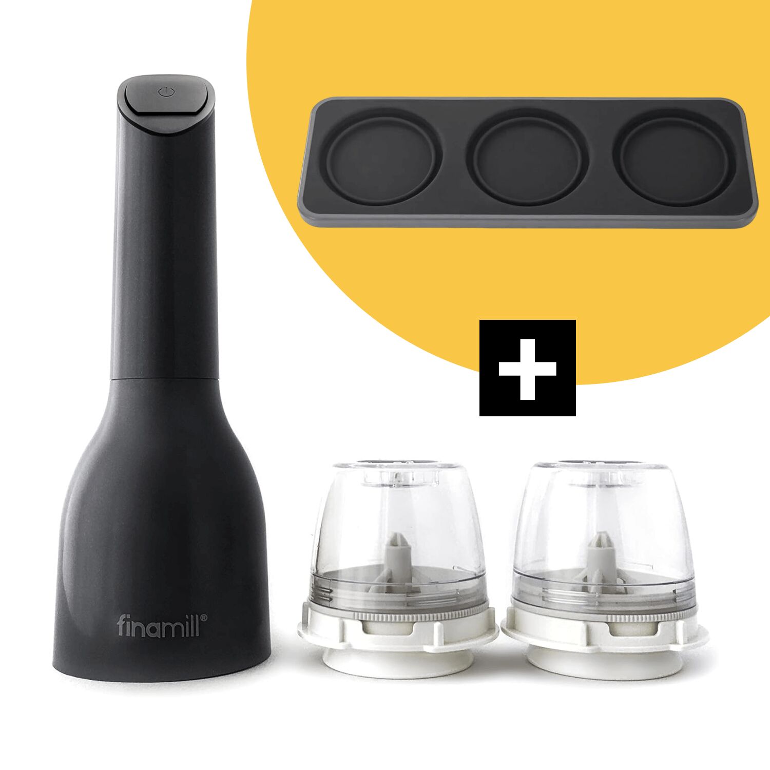Battery Operated Salt and Pepper Grinder Set - B 1 phần