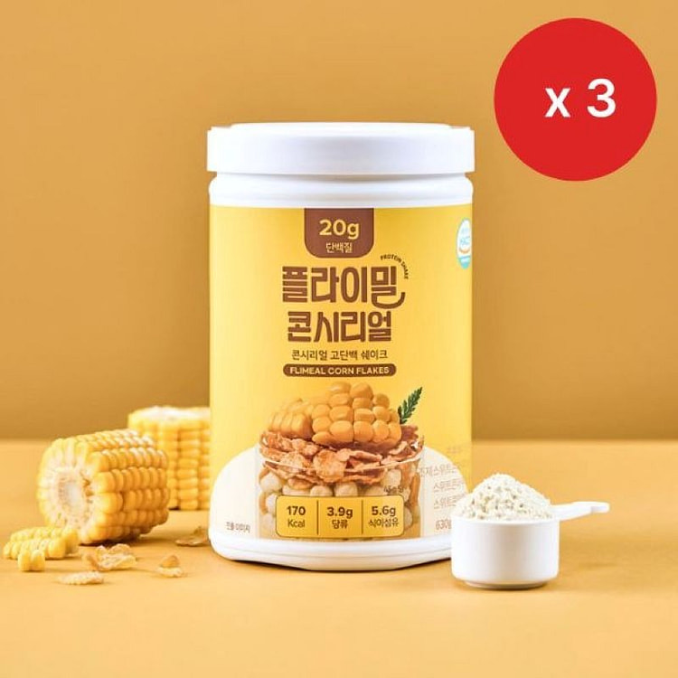 (Bundle) Flymeal Protein Shake Large Corn Cereal 630 g