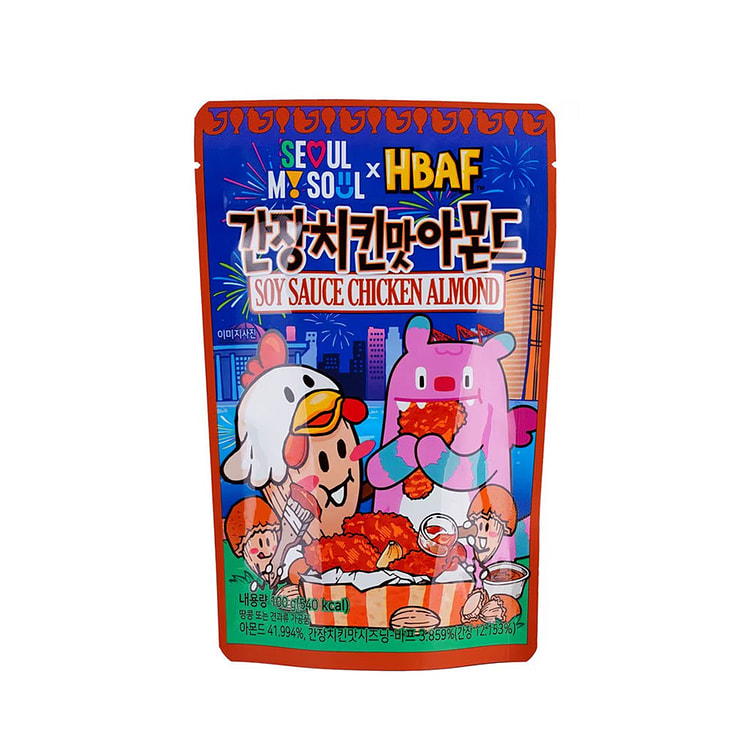 HBAF Soy Sauce Chicken Flavored Almond 100g