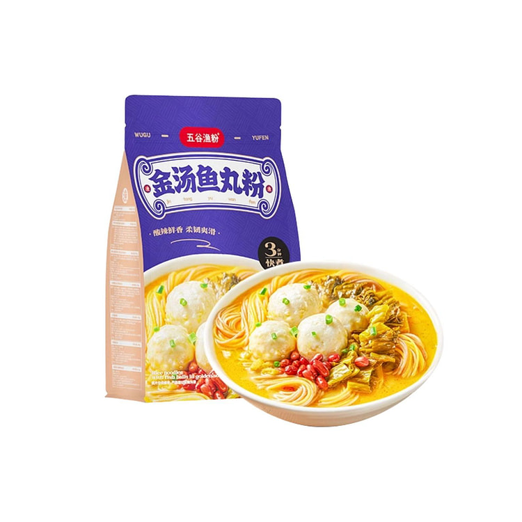 五谷渔粉五谷杂粮粉金汤鱼丸粉224.3g*1袋