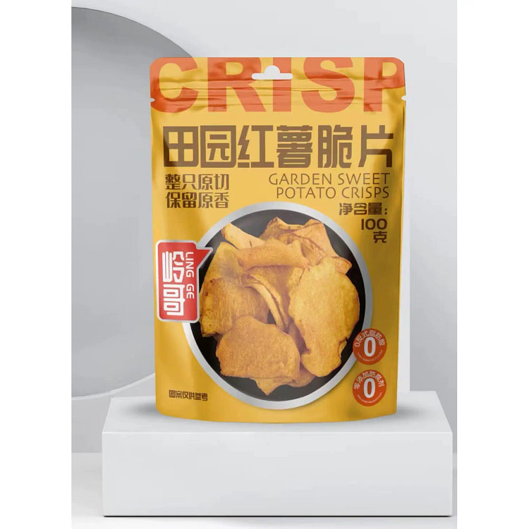 Crispy Sweet Potato Chips 100g*1 bag 100 g