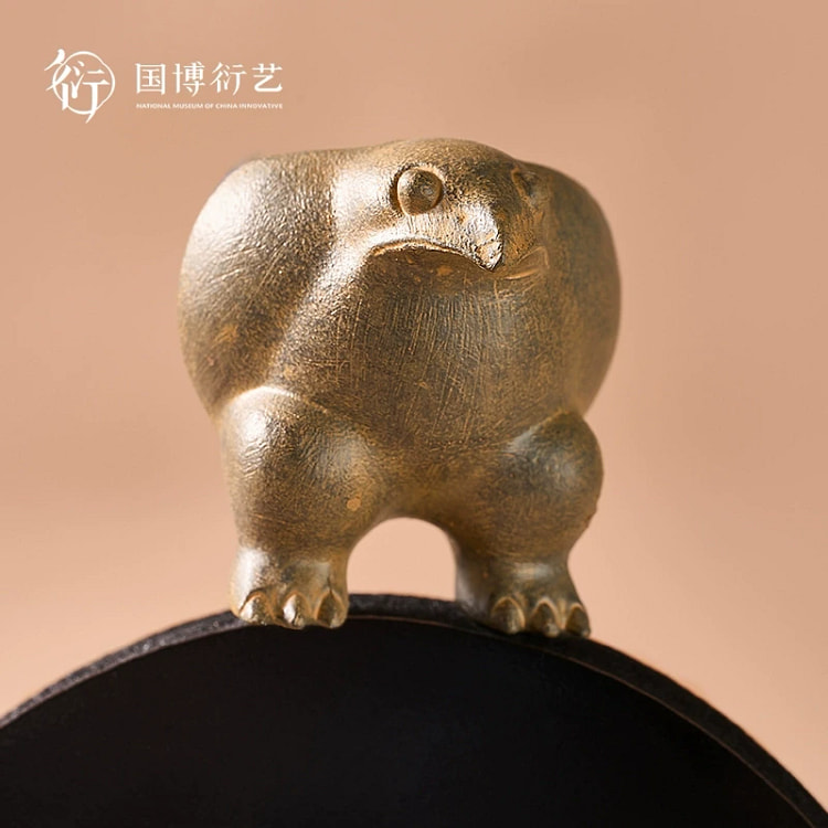 中国国家博物馆鹰形陶鼎树脂立体冰箱贴