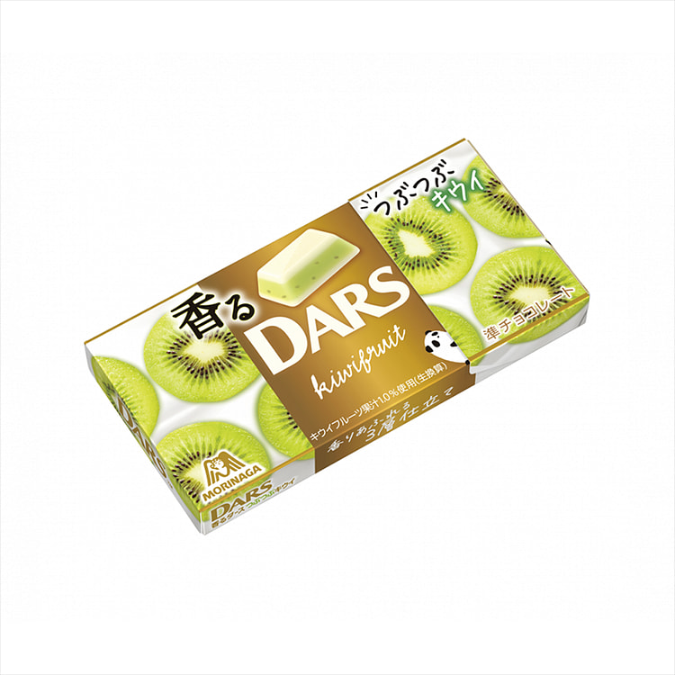 Morinaga DARS Chocolate Kiwi Flavor 12 Pieces