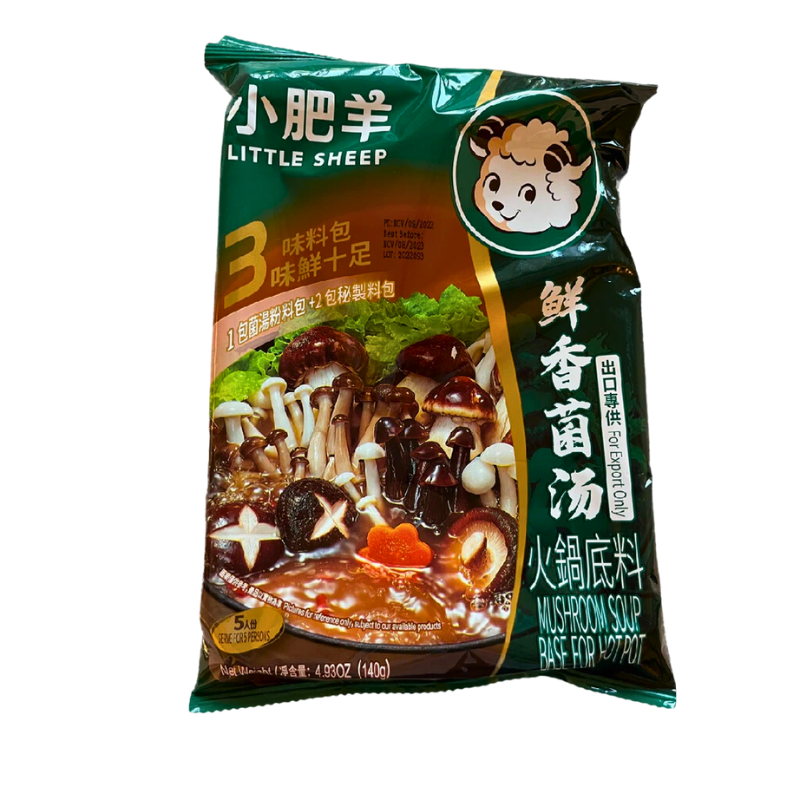 Little Sheep Mushroom Soup Base Hotpot 140g 1 each