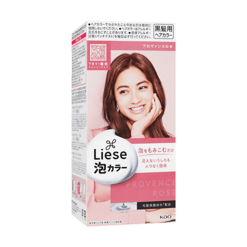 Kao Prettia Bubble Hair Dye in the color Provence Rose 1 カウント