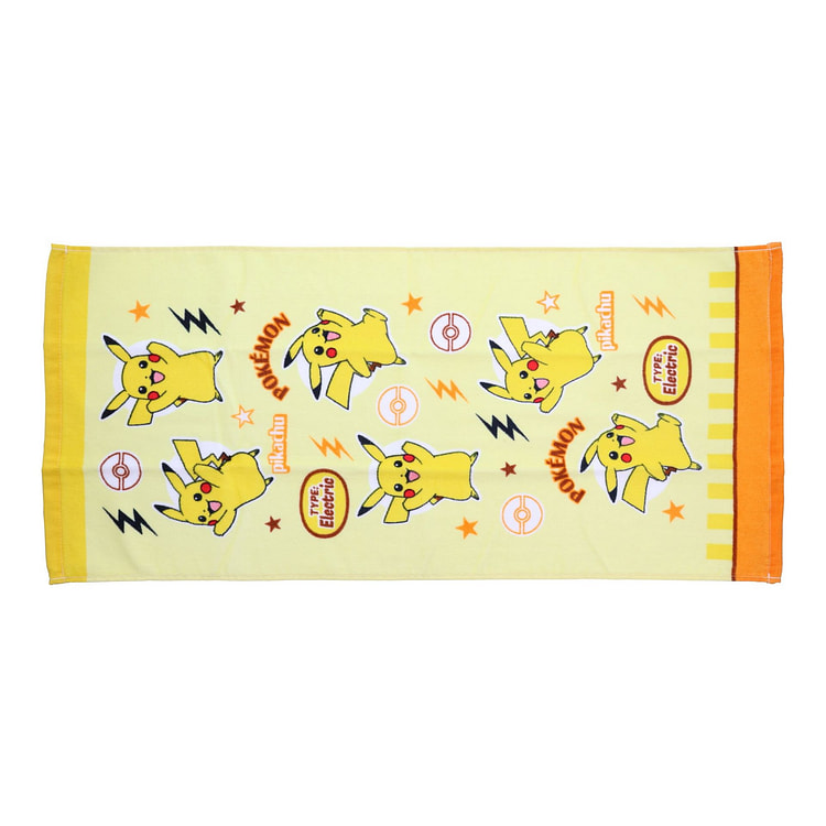 Pokemon Face Towel - Pikachu