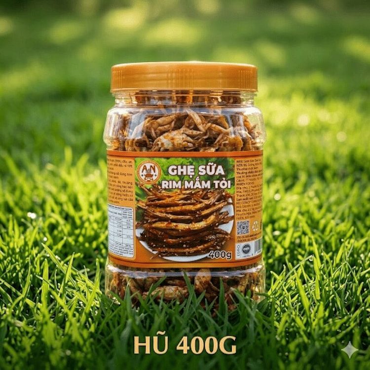 Vietnamese Seasoned Glazed Baby Crab Snack 1 pack