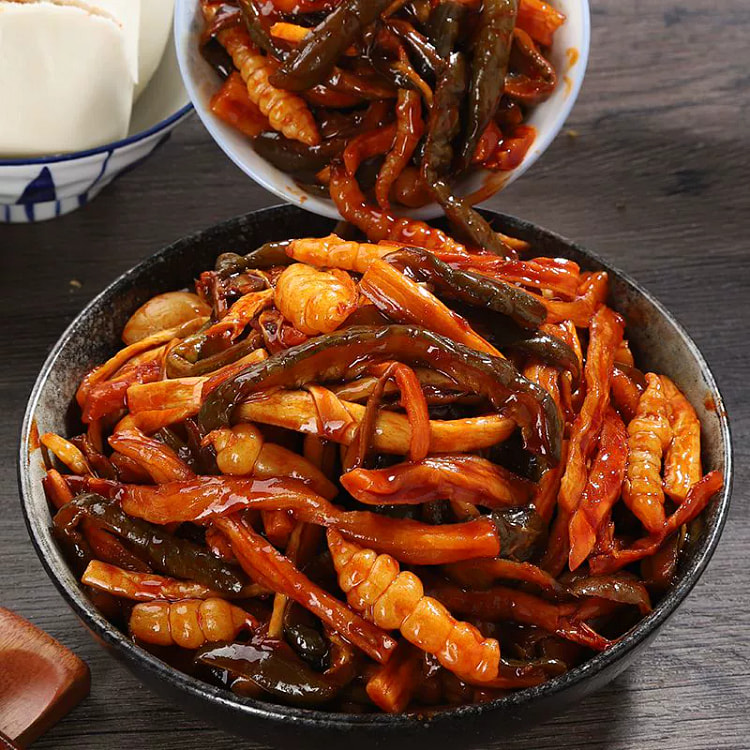 东北酱八宝酱菜香脆农家八宝萝卜咸菜250g*1袋 250 克