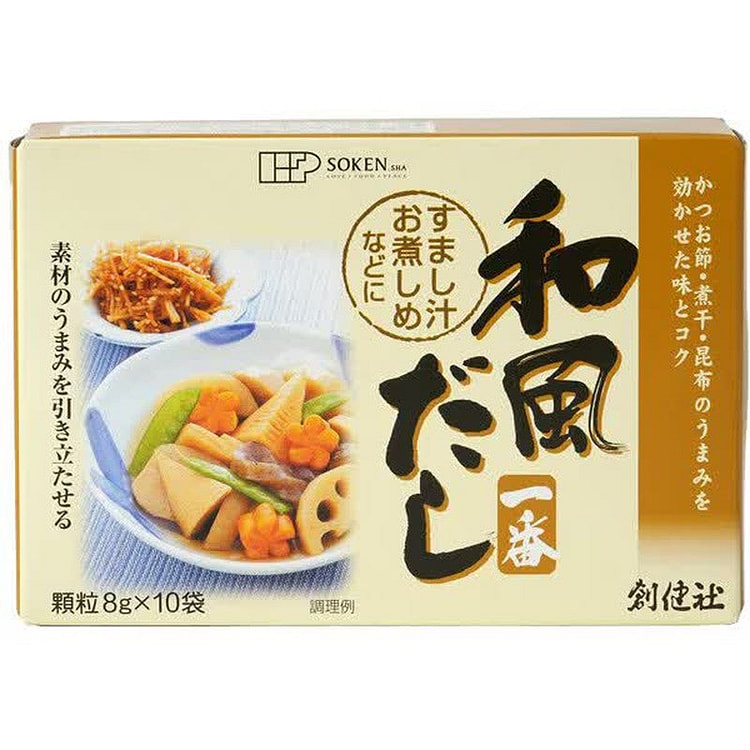 Sokensha 日本高汤一番 8g x 10 包 1 份