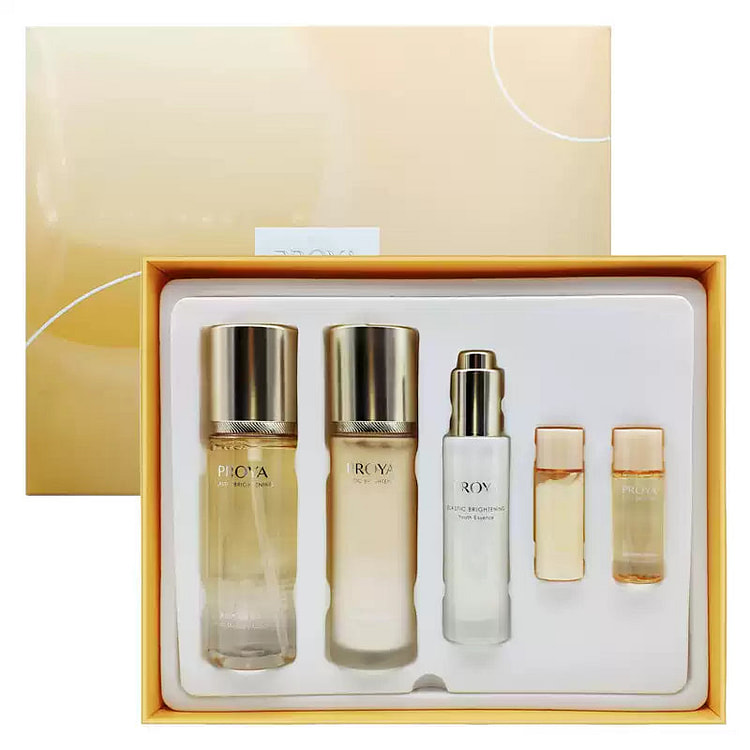 珀莱雅弹润透亮润泽礼盒双抗水乳保湿补水滋润6件套装 1 份