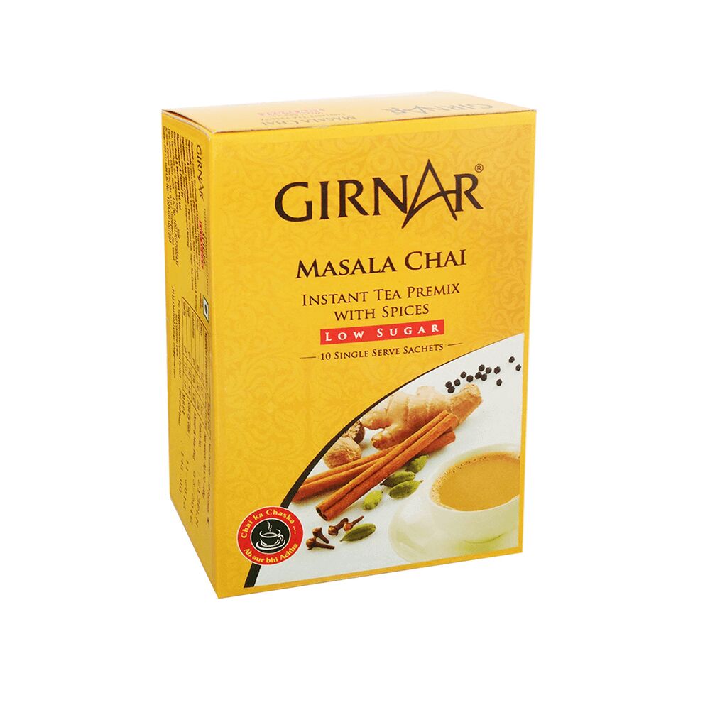 Girnar Unsweet Masala Tea Premix (10 Sachets) 1 each