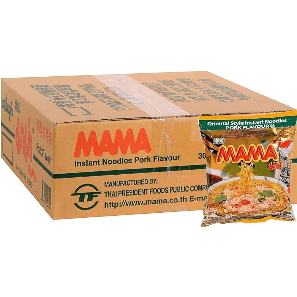 MAMA 方便面 人造猪肉味 30 包 1 份