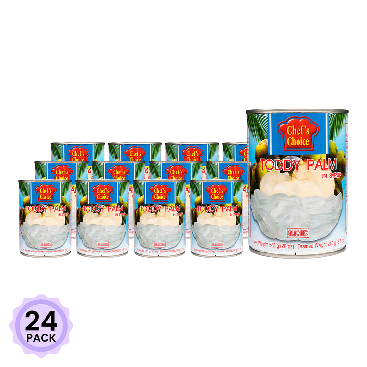 Dừa Nước Xắt Mỏng Chef's Choice 20 oz*24 pack