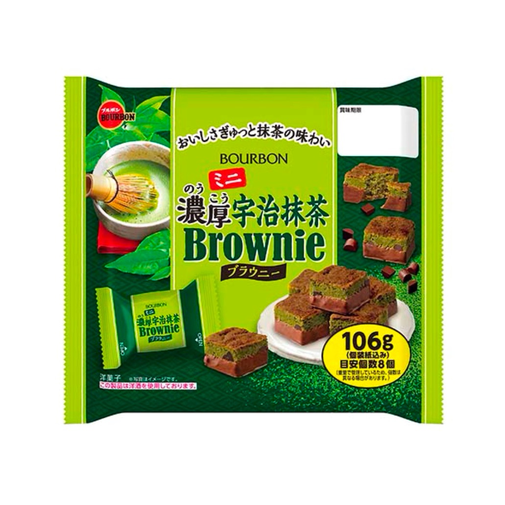 抹茶巧克力布朗尼 UJI 饼干蛋糕 106g 1 份