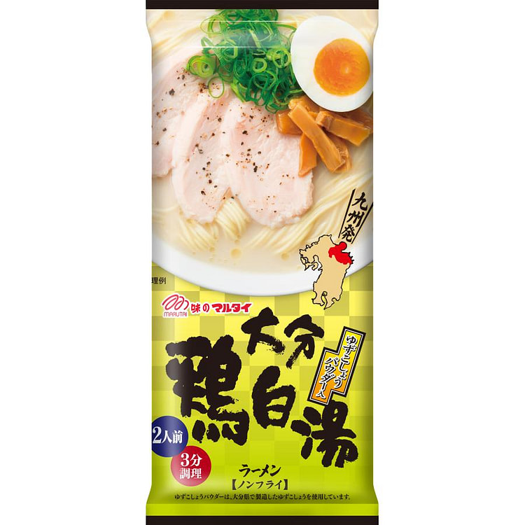 丸太 佐贺大分 鸡白汤拉面 186g