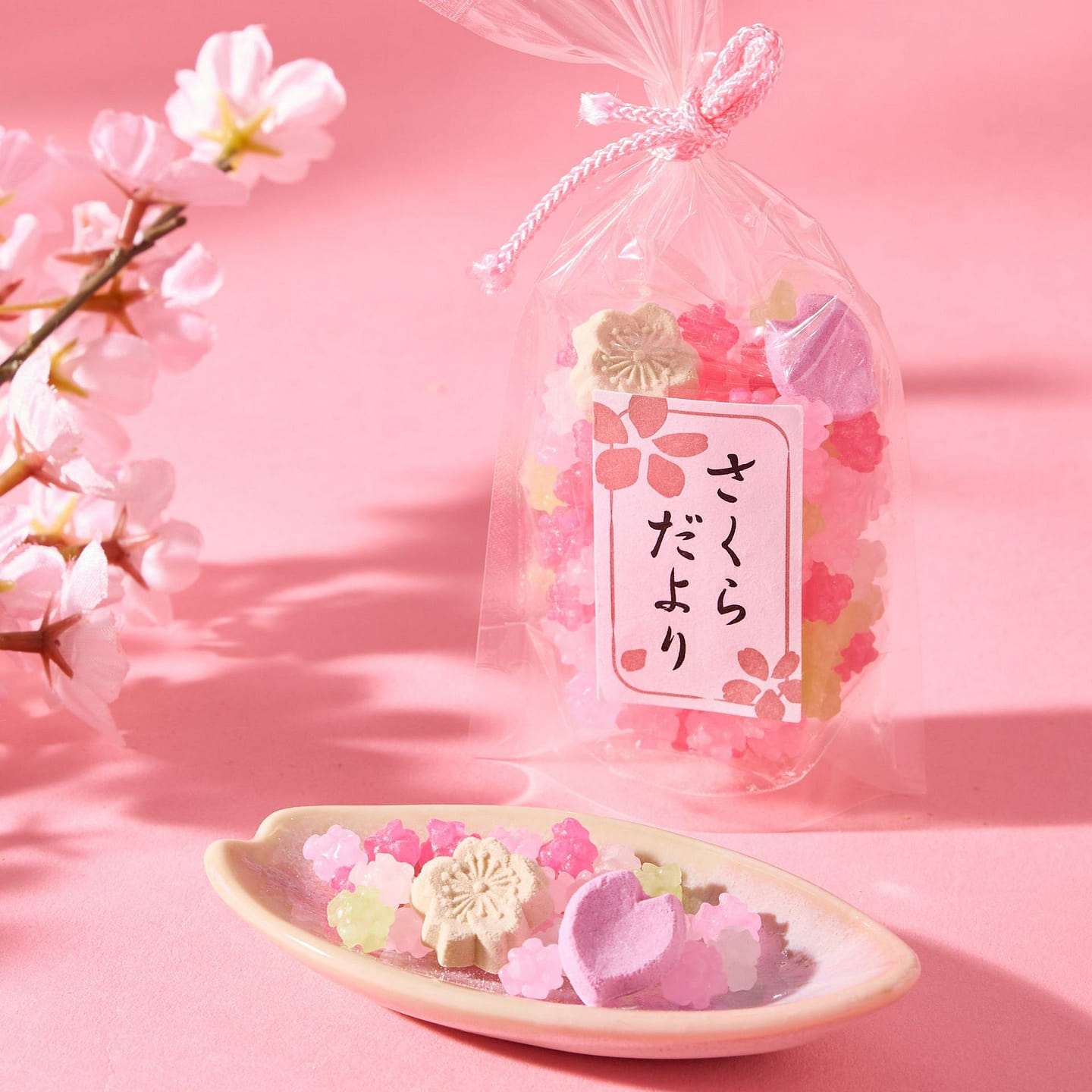 Sakura Tidings Wasanbon & Konpeito 60 g