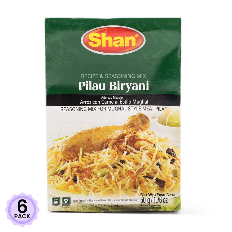 Shan 肉片混合调味料 1.76 盎司*6 包