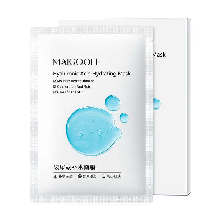 MAIGOOLE 玻尿酸補水面膜補水保濕舒緩控油 1 盒