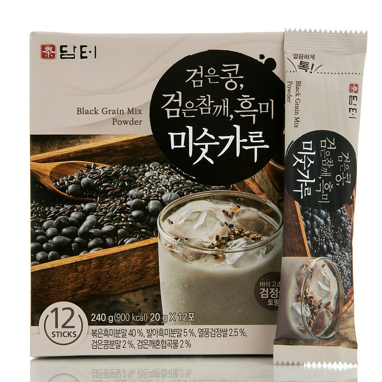 韩国黑杂粮粉 代餐奶昔生发早餐 20gx12支包邮