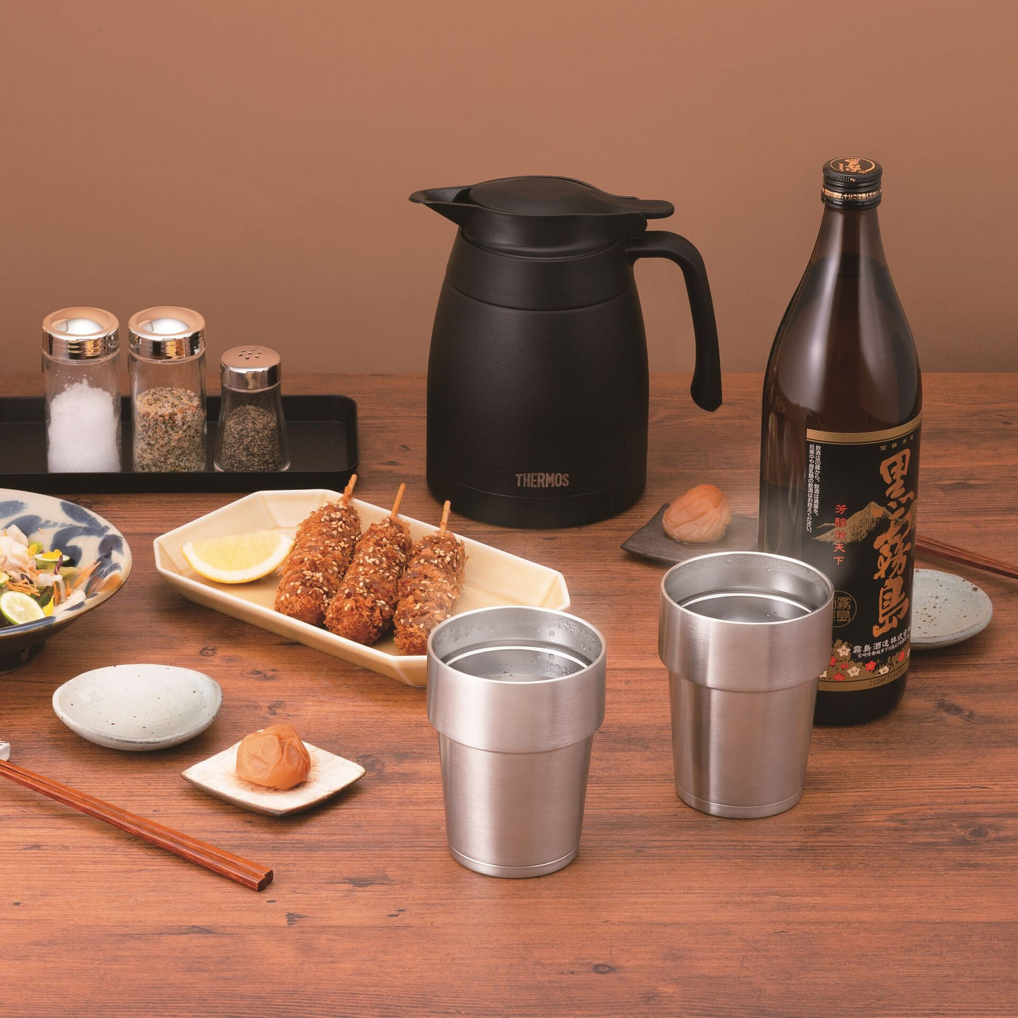Home Party, Camping, Stainless Tumbler, THERMOS from Japan, JDX-380, 1pc, 380cc 1 each