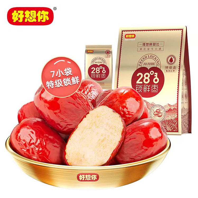 好想你 特级锁鲜枣 500g 皮薄肉厚营养鲜甜