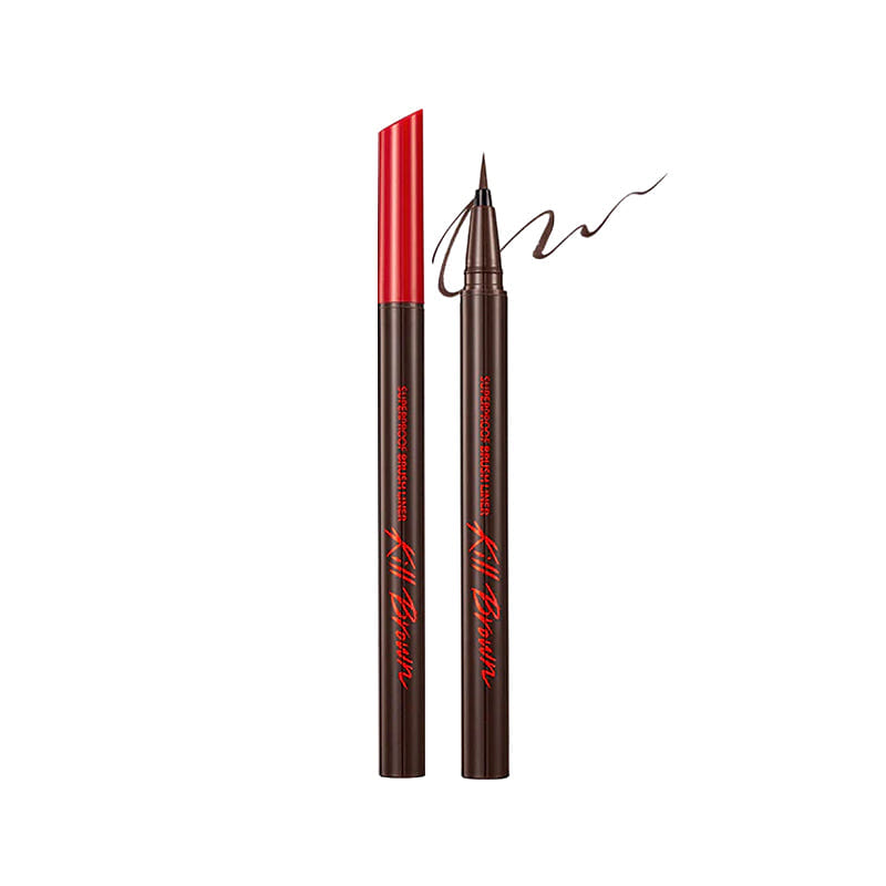 CLIO Superproof Brush Liner 0.55ml 02 Kill Brown 1 each