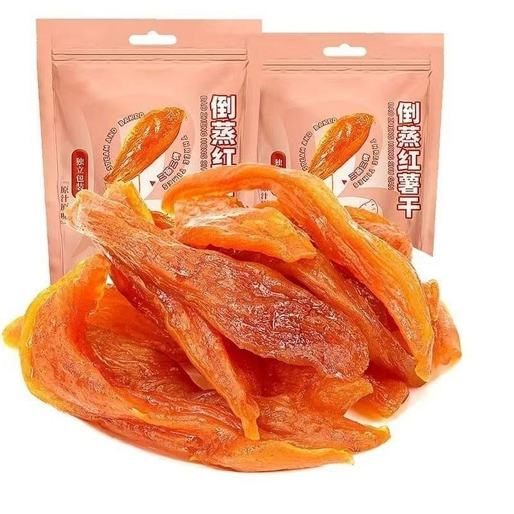 比比赞 倒蒸红薯干 地瓜干 无蔗糖  250 克