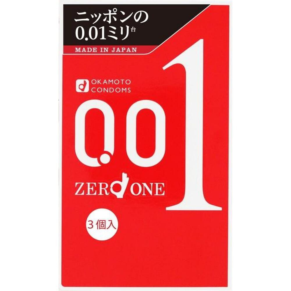 Okamoto Zero One 0.01 Condom 3pc 1 count