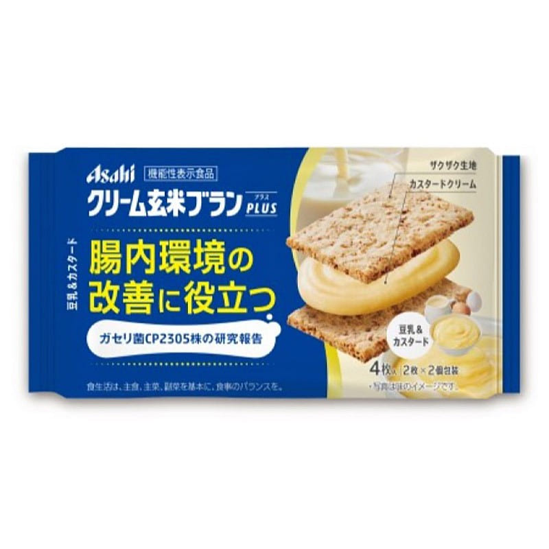 朝日 卡仕达 豆奶鸡蛋 玄米 夹心 饼干 72g 1 份