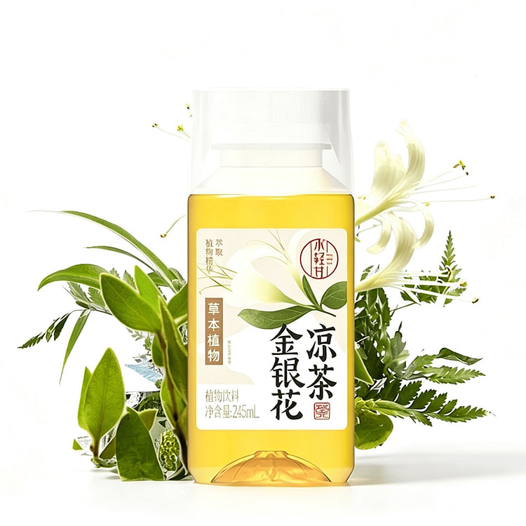 轻上金银花决明子凉茶草本植物饮料菊花清润凉茶饮品 245 毫升